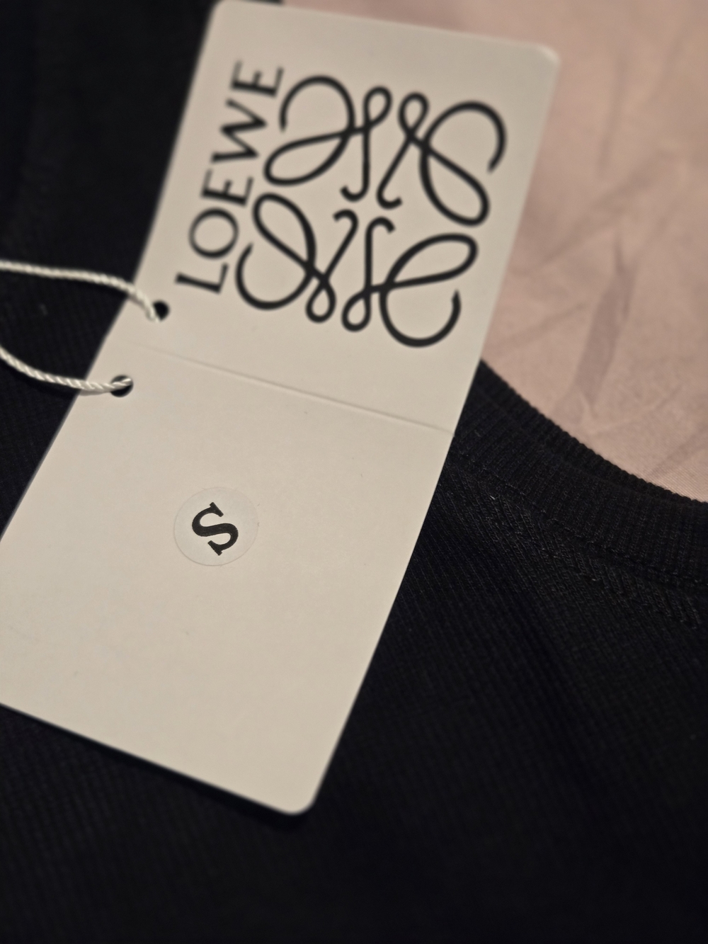 Loewe Black Sleeveless Logo Tank Top - Picture 4 of 7